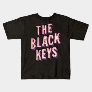 The black keys - retro pink Kids T-Shirt